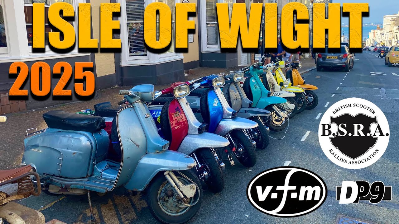 ISLE OF WIGHT SCOOTER RALLY 2025 - Part 2