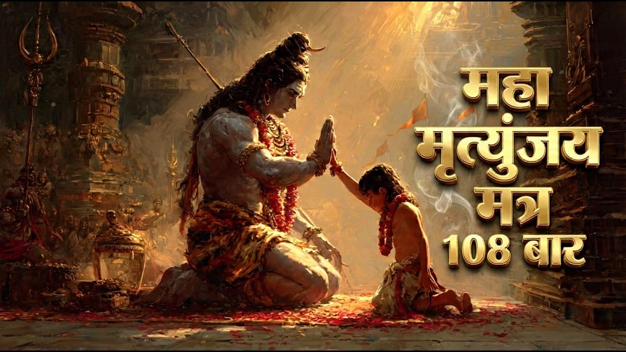 महा मृत्युंजय मंत्र 108 बार | Maha Mrityunjay Mantra 108 Times | Powerful Shiva Mantra