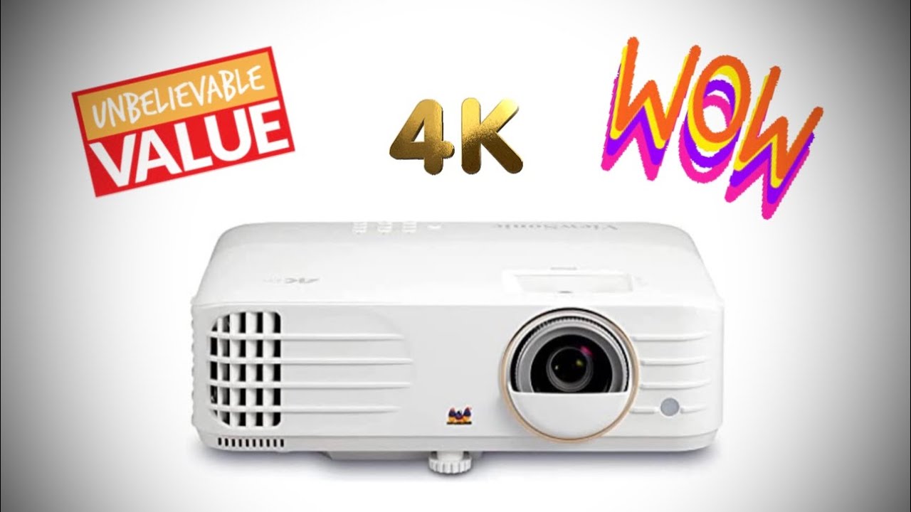 Viewsonic PX748 4K Gaming Projector Review.  High Quality & Great Value!