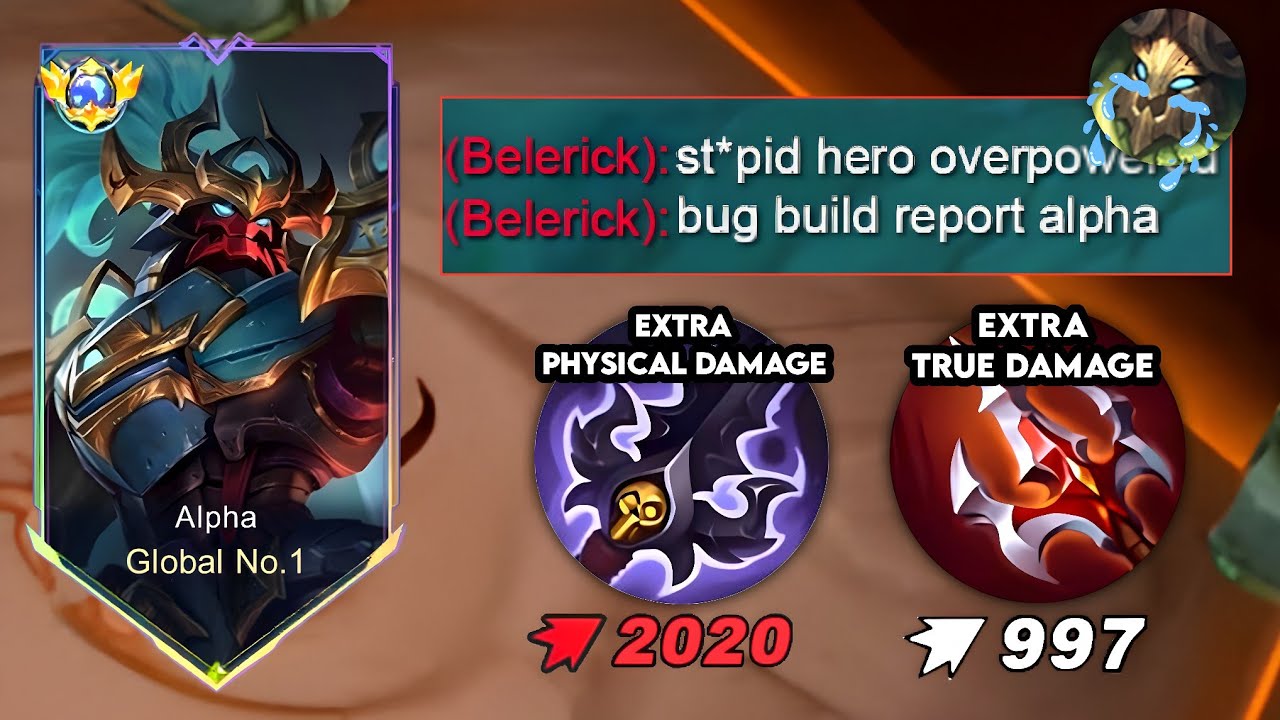 TRY THIS NEW MULTIPLE DAMAGE BUILD FOR ALPHA!😱 EVEN TANK CAN'T REACT!! (must try)