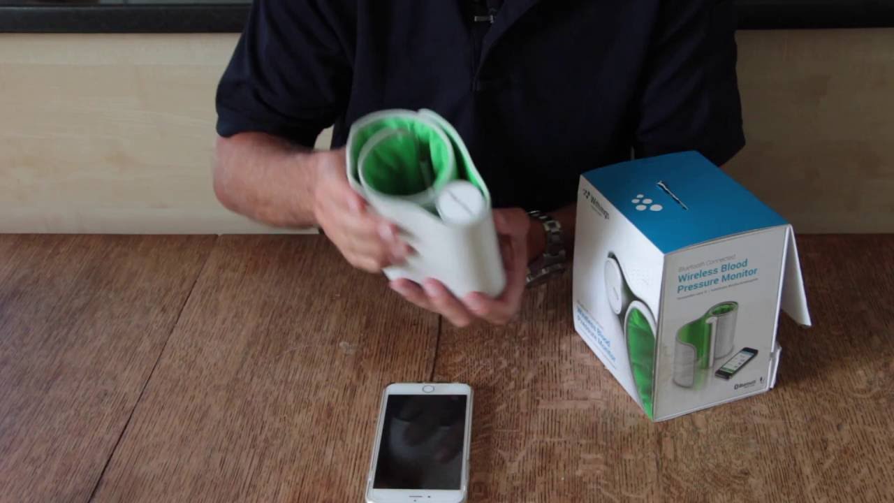 How to take your blood pressure and the Withings Bluetooth Blood Pressure / HR Monitor