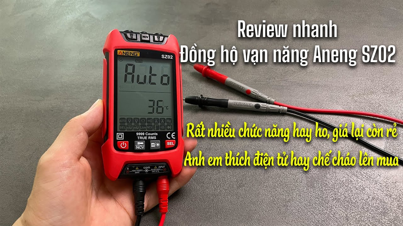 Đồng hồ vạn năng này rất hay và hữu ích với anh em nào thích sửa chữa, vọc vạch đồ điện trong nhà