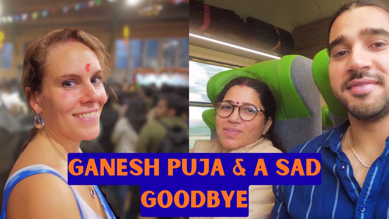 Ganesh Pooja Celebration Glimpses | Indian Mom 3 months experience with German Daughter-in-Law