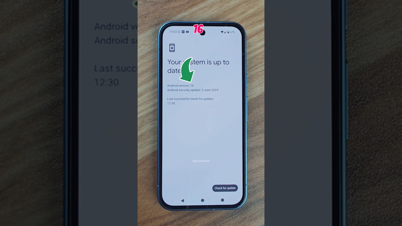 Android 16 Update No Change On Google Pixel 9a