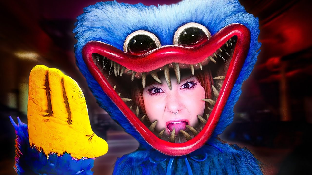 EU VIREI O HUGGY WUGGY no poppy playtime 5