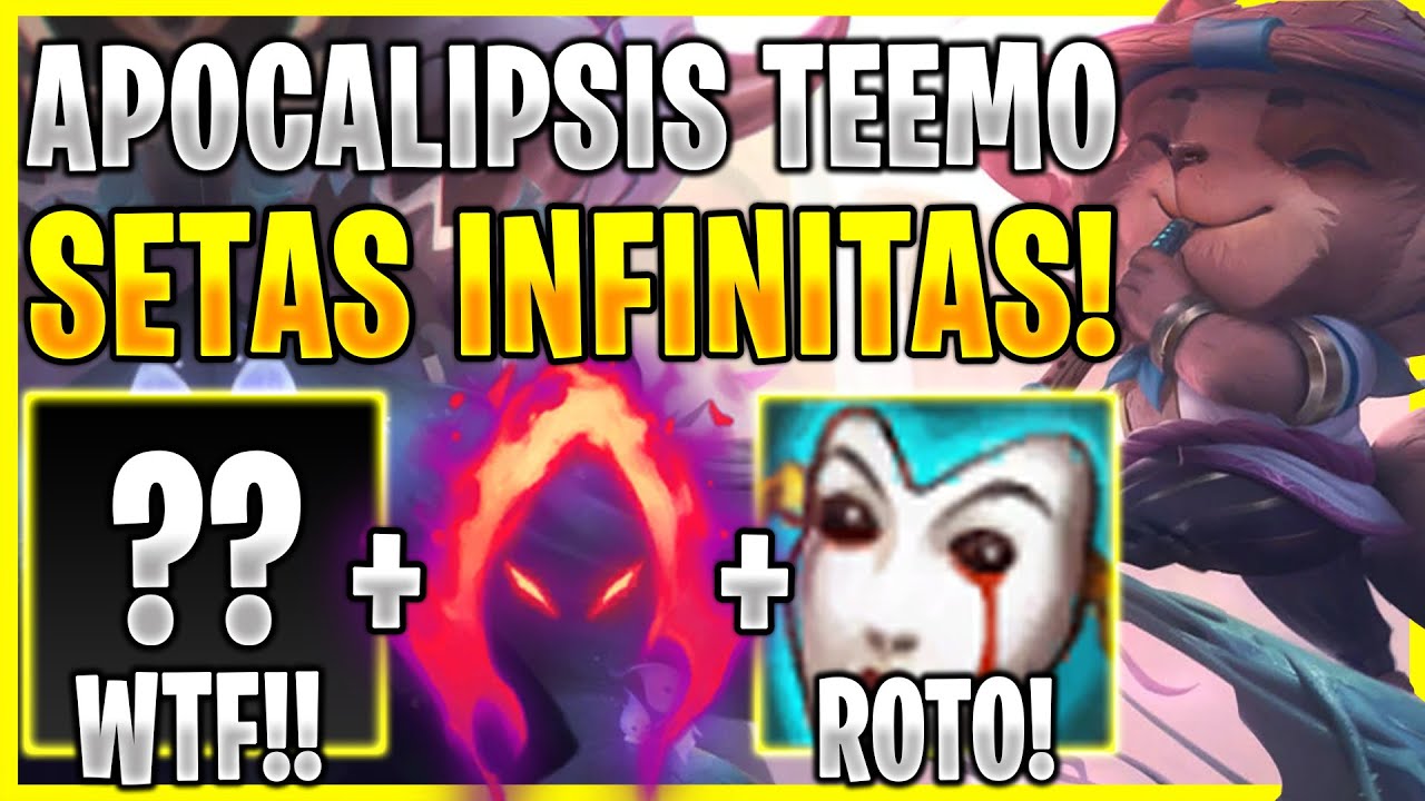 💀🍄¡USO EL APOCALIPSIS TEEMO Y SU BUILD DE SETAS INFINITAS QUE ONE SHOTEAN! *MUY ASQUEROSO*