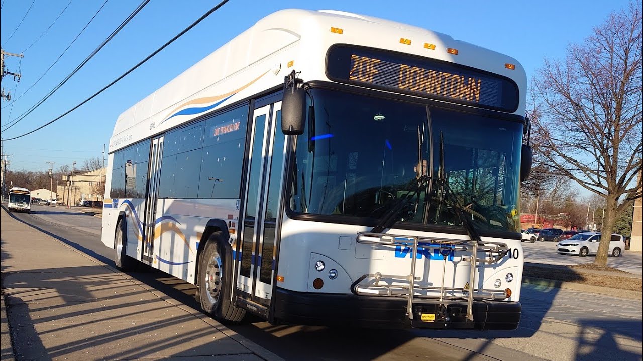 Ride On TARTA 2025 Gillig Low Floor EV 35' EV-10 On Rt 20F to TARTA Transit Hub 