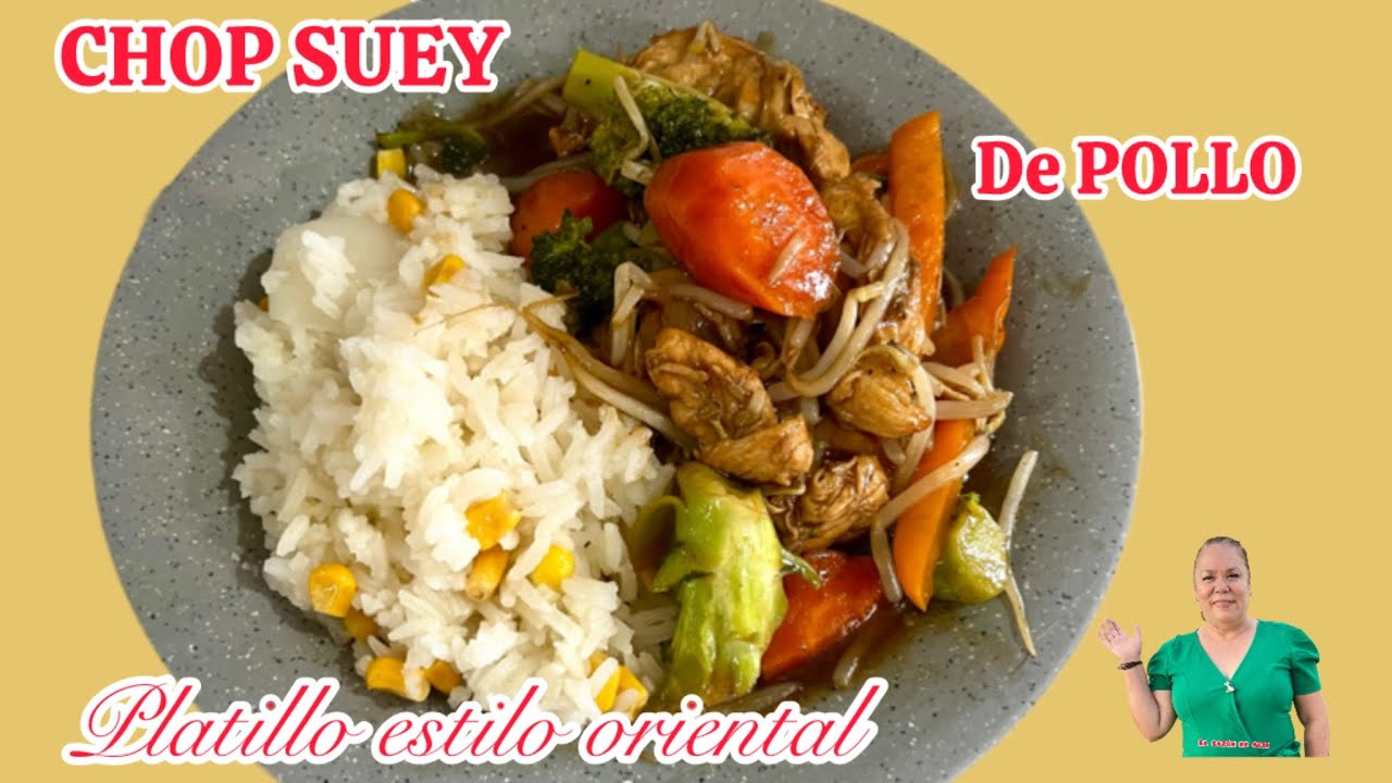 CHOP SUEY DE POLLO/delicioso,nutritivo,fácil de hacer #recetafacil #canaldecocina 
