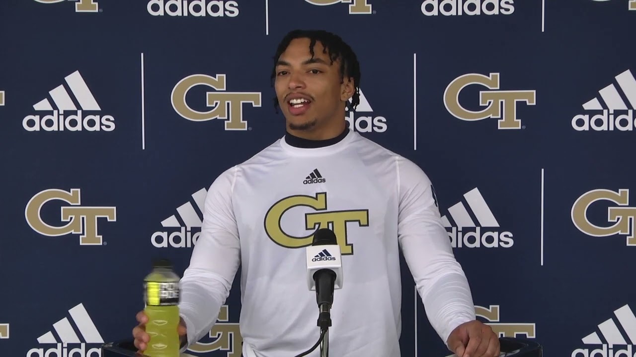 GT Football: 2022 Spring Practice No. 10 Press Conference (Dontae Smith)