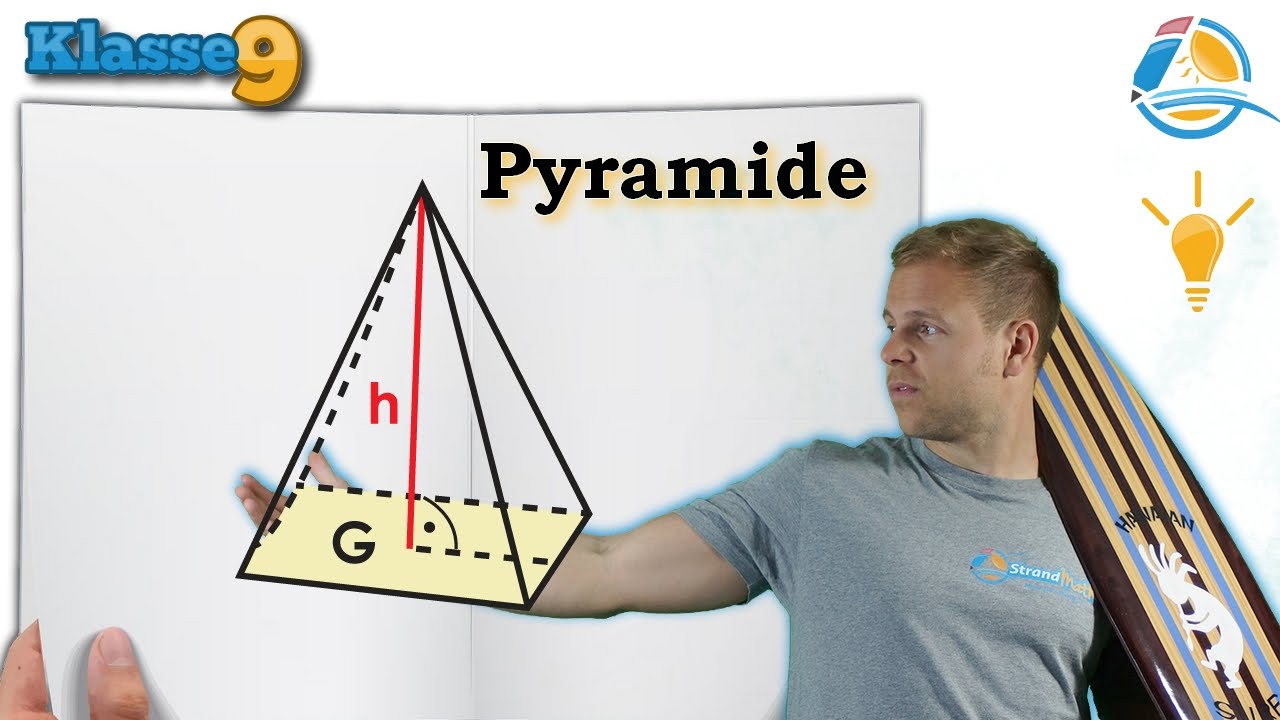 Pyramide Volumen Oberfl&auml;che || Klasse 9 ★ Wissen