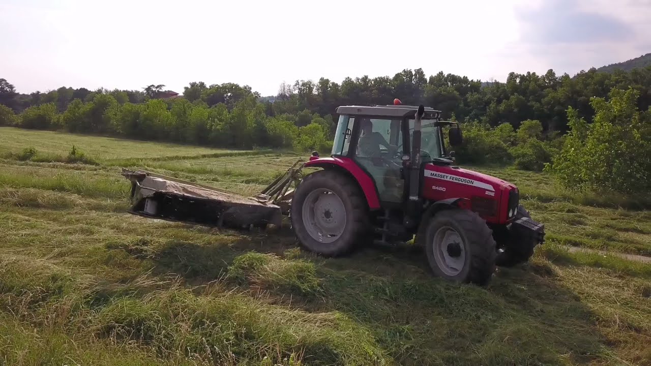 Massey Ferguson 6460 + condizionatrice Class  DISCO 2650 R