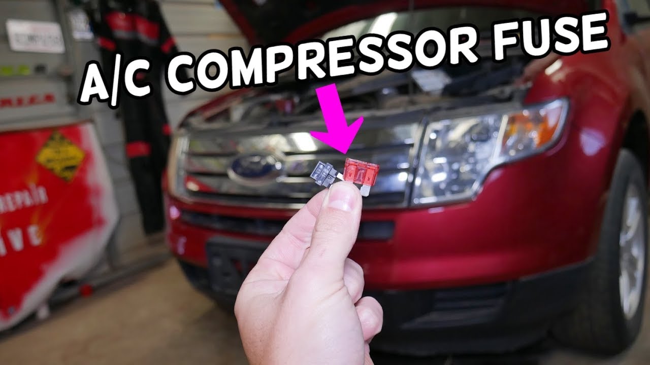 FORD EDGE AC COMPRESSOR CLUTCH FUSE LOCATION REPLACEMENT