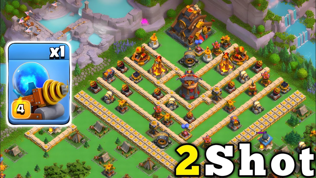 Best Way To 2 Shot Max Capital Peak in Clan Capital 