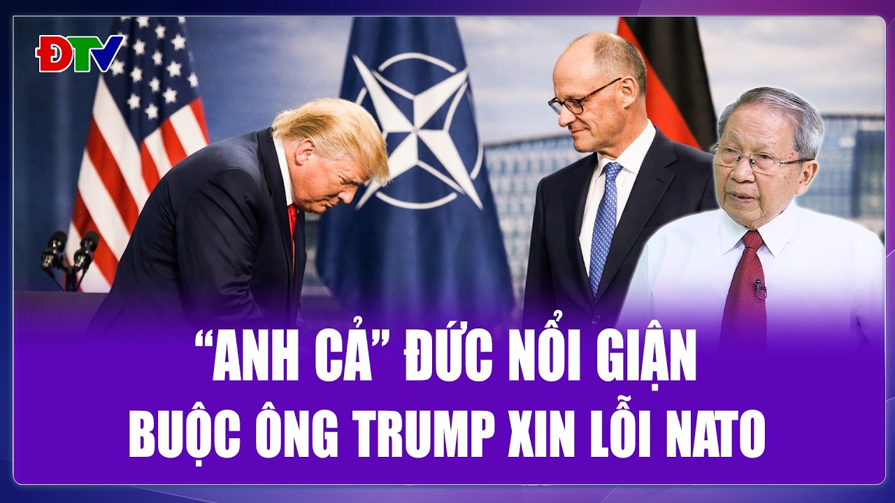 QUỐC TẾ NÓNG: Đức “bật lại” Mỹ, ông Trump phải đích thân xin lỗi vì phát biểu gây phẫn nộ về NATO