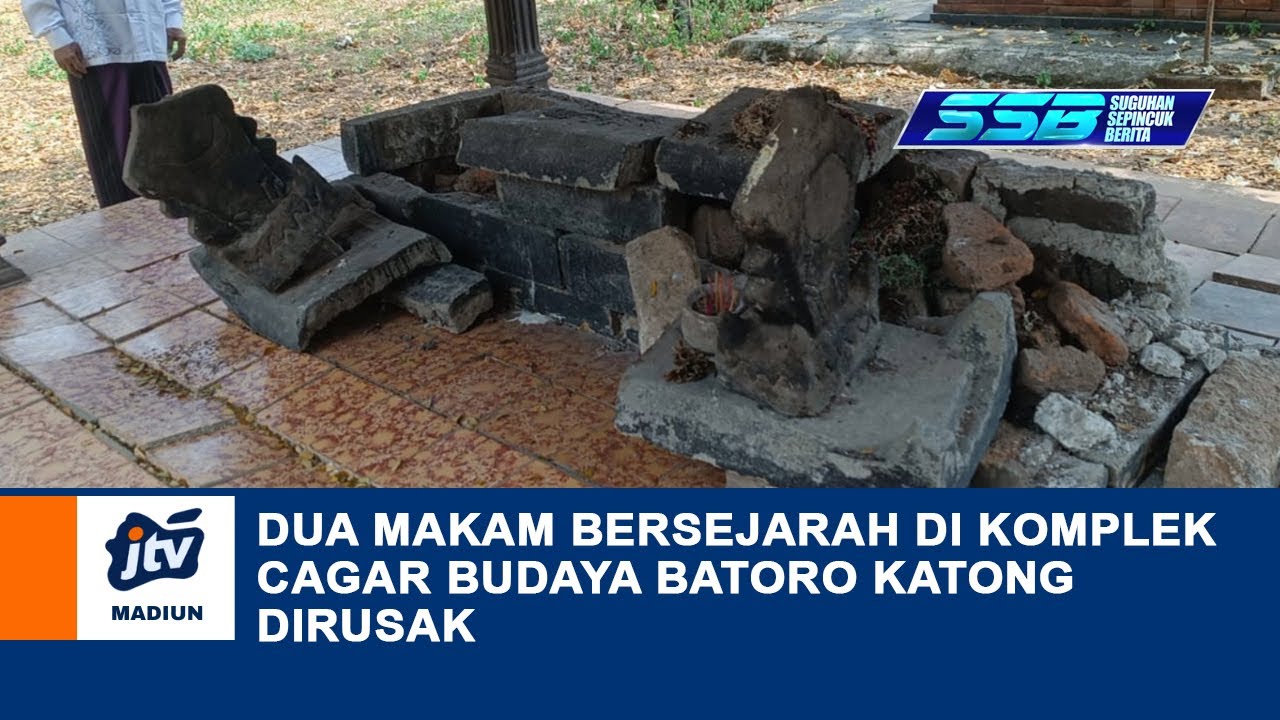 PONOROGO - Dua Makam Bersejarah Di Komplek Cagar Budaya Batoro Katong Dirusak