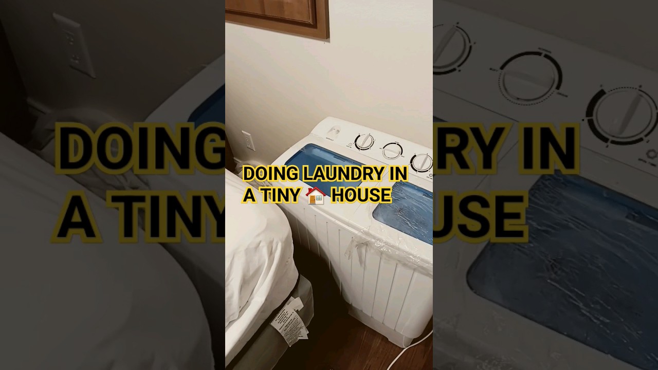 DOING LAUNDRY IN A TINY HOUSE 🏠 HOW???🤔🤔