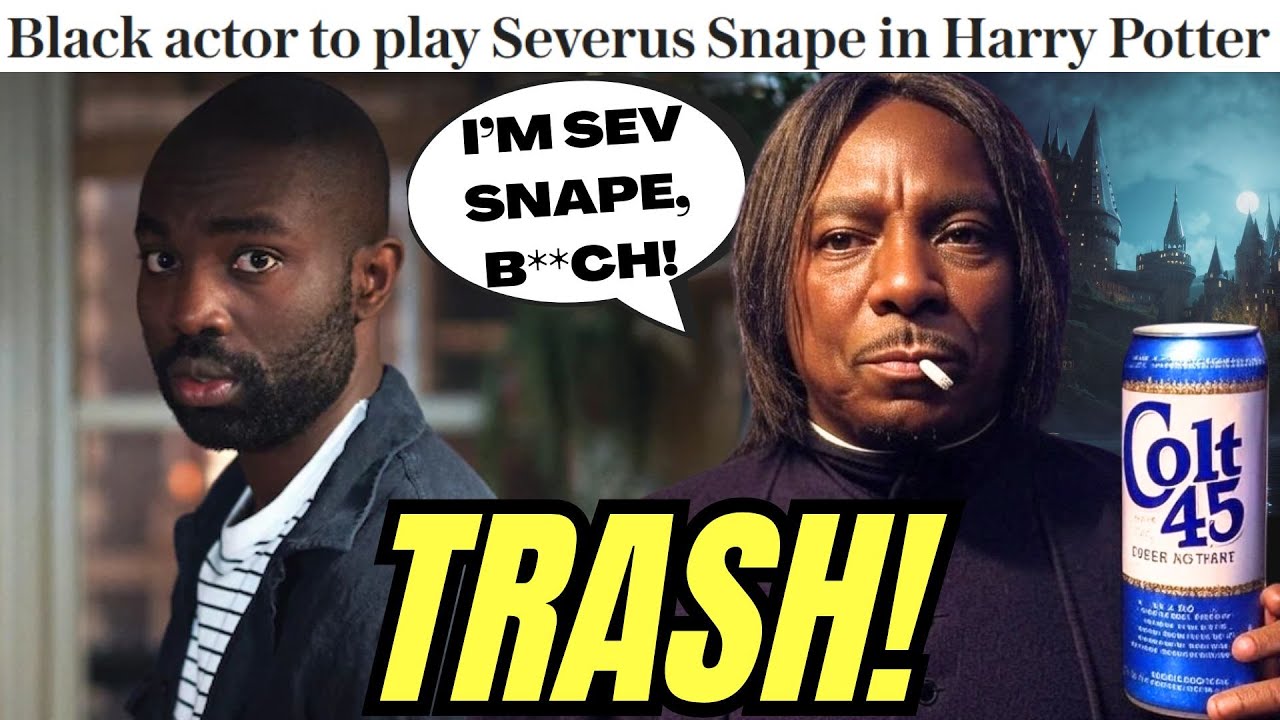 BLACK SNAPE IS OFFICIAL! HBO Tanks Harry Potter Reboot With IDIOTIC Race-Swapped Casting Of Snape!