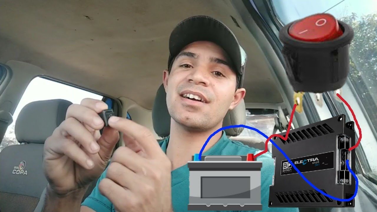 Aprenda A Instalar Um Interruptor Pra O Som Ou Módulo Do Seu Carro Canal Vlog 🤳 do Felipão