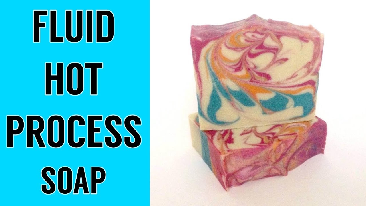Fluid Hot Process Soap and Hanger Swirl Technique