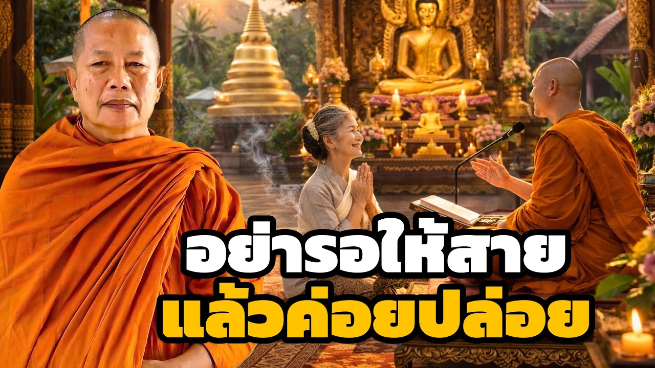 ถ้าไม่หยุดวันนี้ความทุกข์จะตามทัน  ธรรมะคลายทุกข์ พระมหาบุญช่วย ปัญญาวชิโร