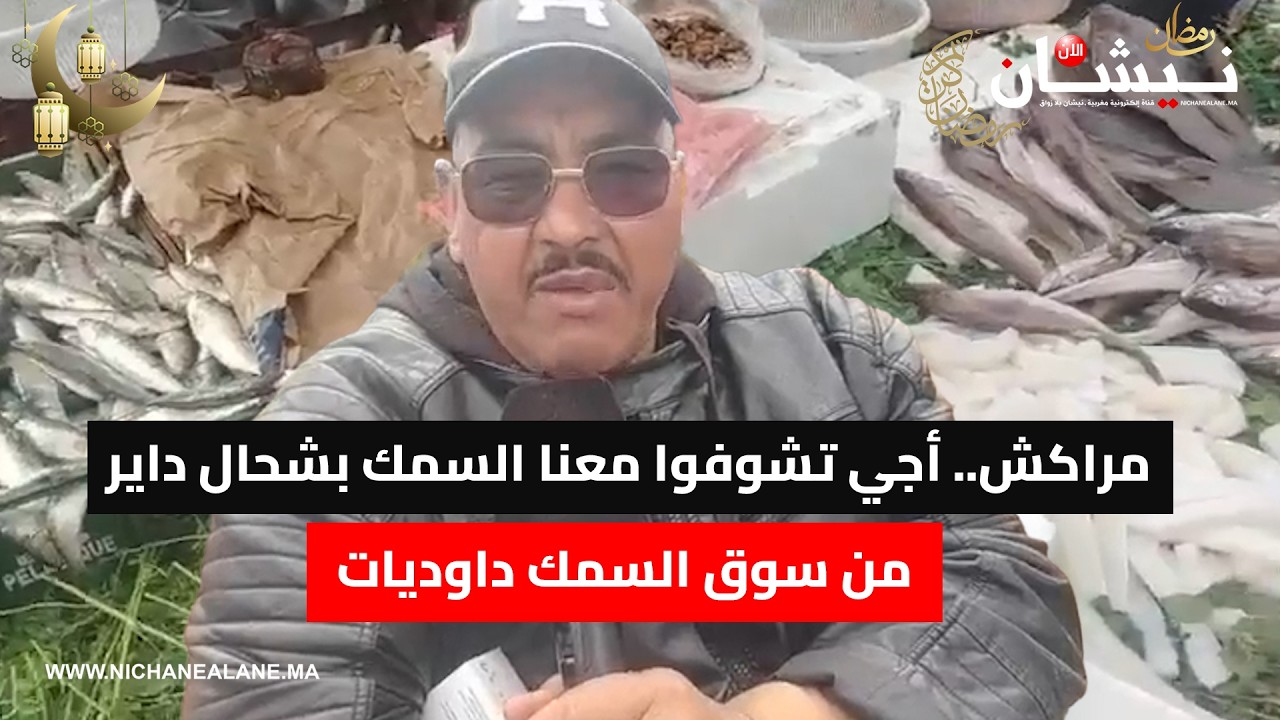 مراكش.. أجي تشوفوا معنا السمك بشحال داير من سوق السمك داوديات