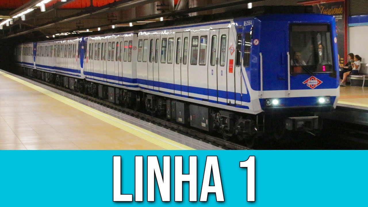 Linha 1 do Metrô de Madrid/Espanha