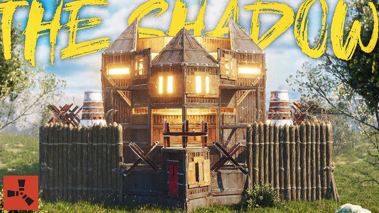 ТЕНЬ &mdash; САМАЯ БЕЗОПАСНАЯ БАЗА для соло в RUST &mdash; Учебное пособие по сборке в 2024 году