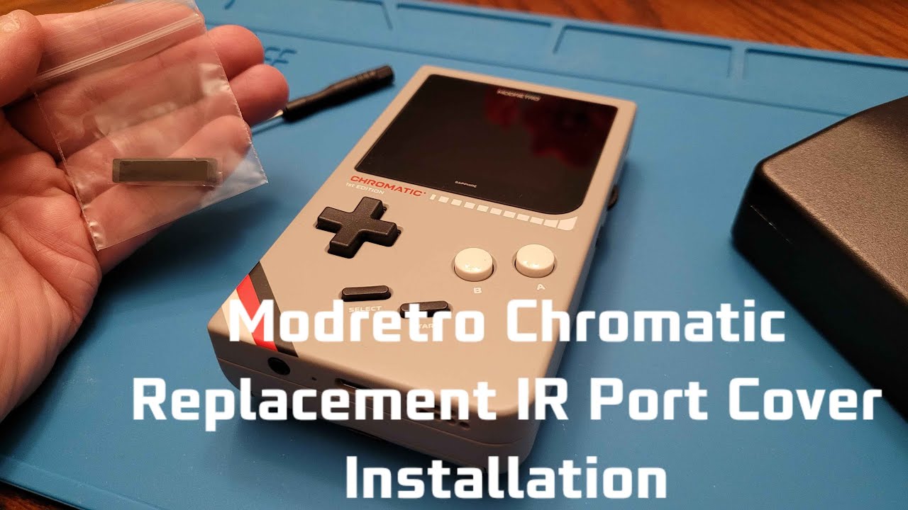 ModRetro Chromatic IR Port Cover Replacement Installation