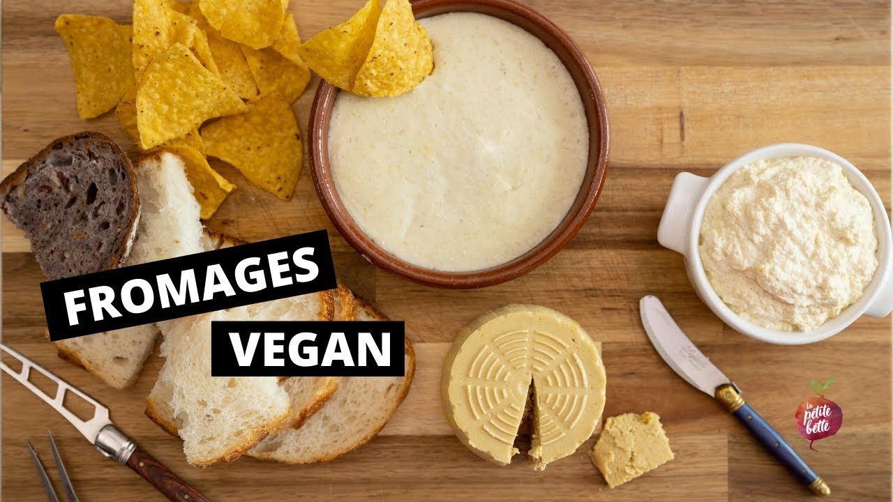 FROMAGES VEGAN 🥜🧀3 fromages végétaliens délicieux La petite bette