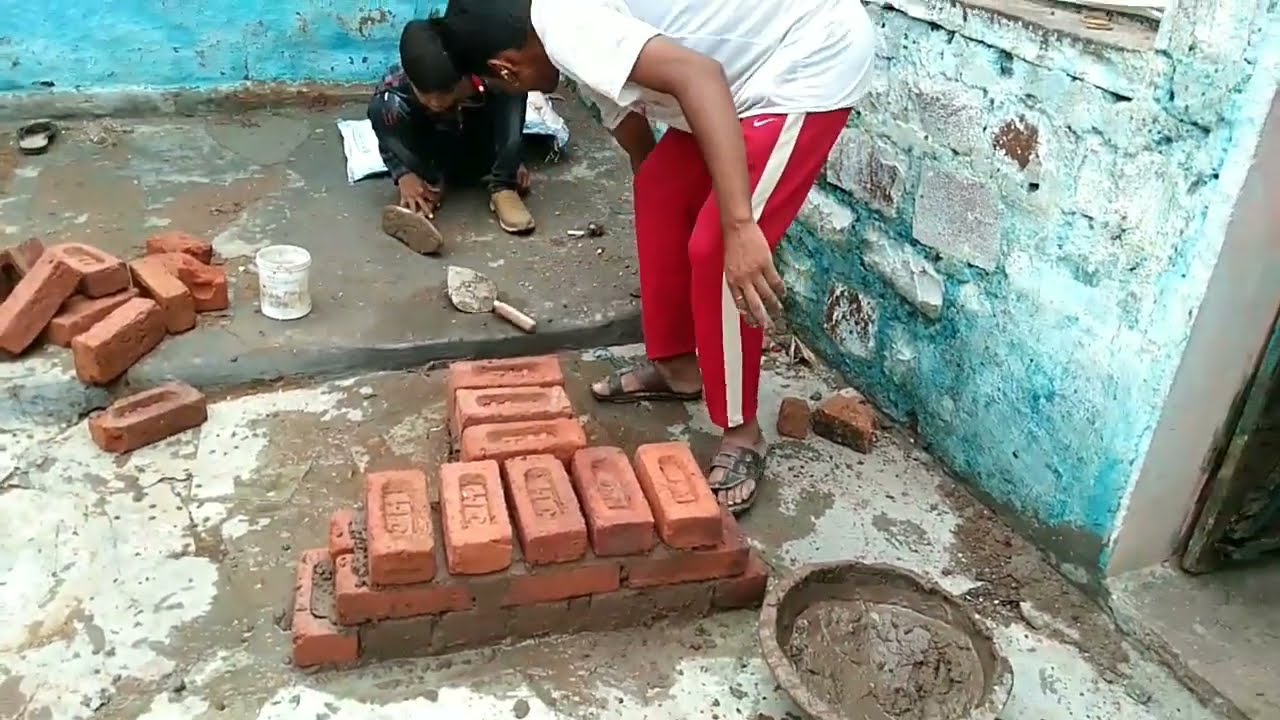 डबल L L शेप में चुनाई कैसे करें| 9 इंच मे T सेप का पिल्लर की चाल बनाना/राजमिस्त्री का काम कैसे सीखे?