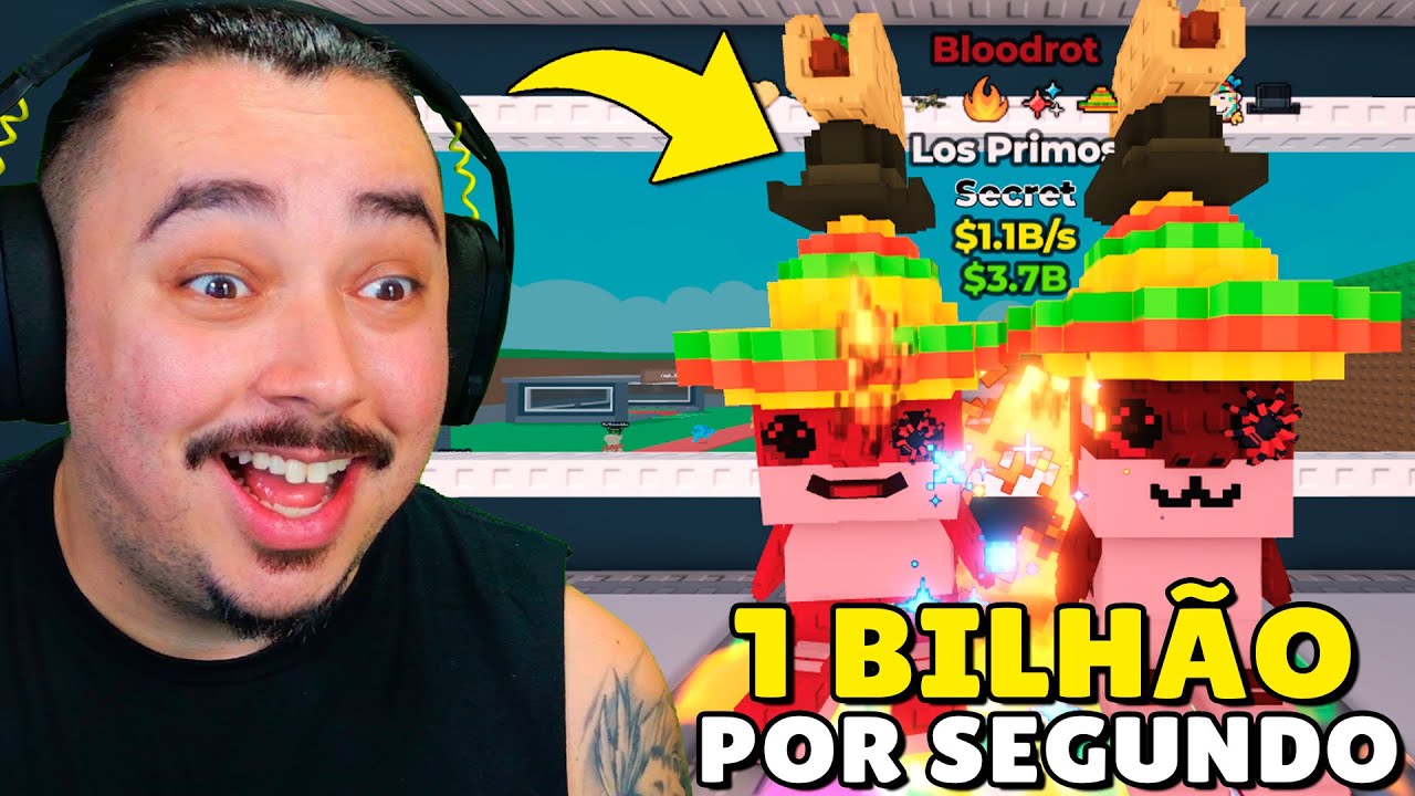EU CRIEI UM LOS PRIMOS COM 10 MUTAÇÕES QUE FAZ 1 BILHÃO/s!! | ROUBE UM BRAINROT - ROBLOX
