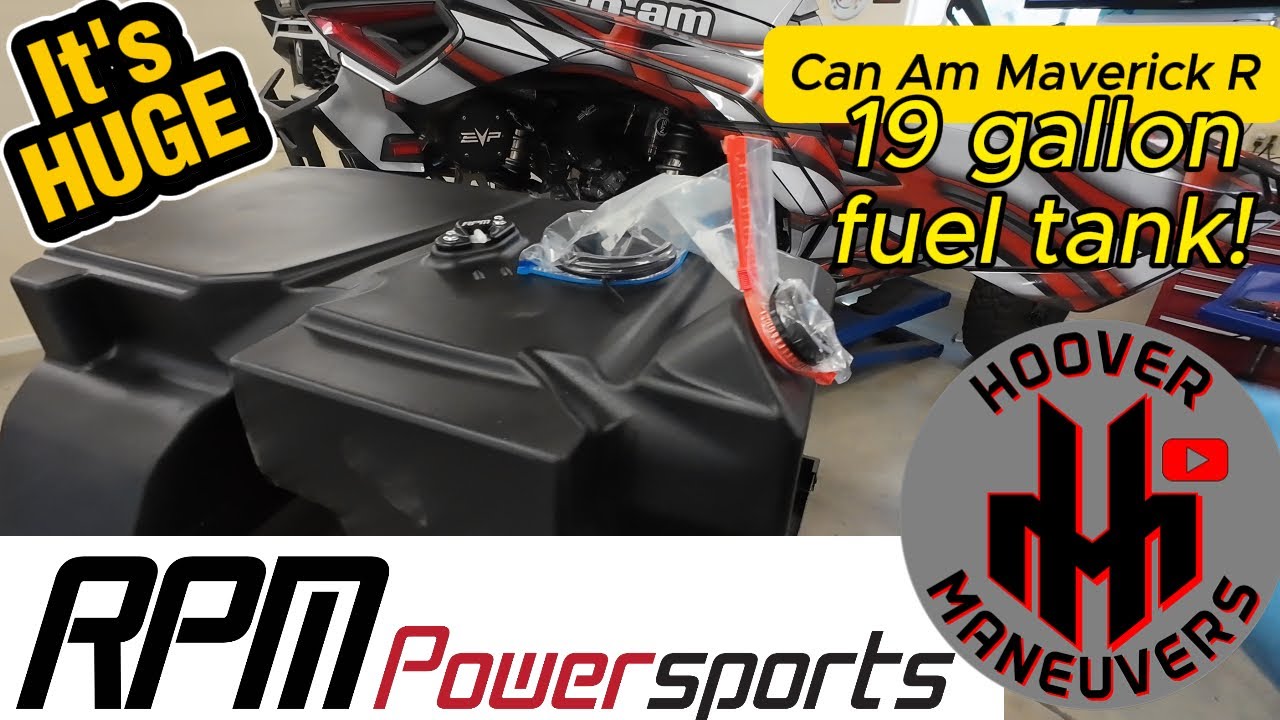 RPM big fuel tank for the Can Am Maverick R!