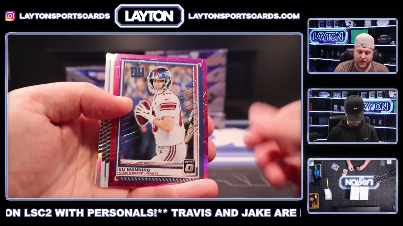 DUAL DOWNTOWN! 2025 Panini Donruss Optic Football Hobby 12 Box Case Break #1   RANDOM TEAMS