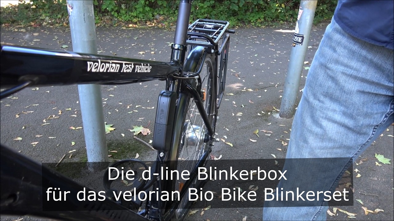 Fahrradblinker: Die d-line Blinkerbox für das velorian Bio Bike Blinkerset