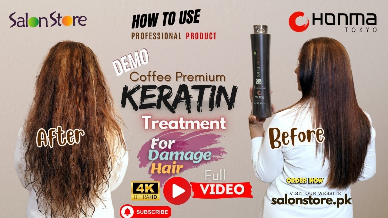 Honma Tokyo Coffee Premium Keratin Treatment | Step by Step | Salon Store