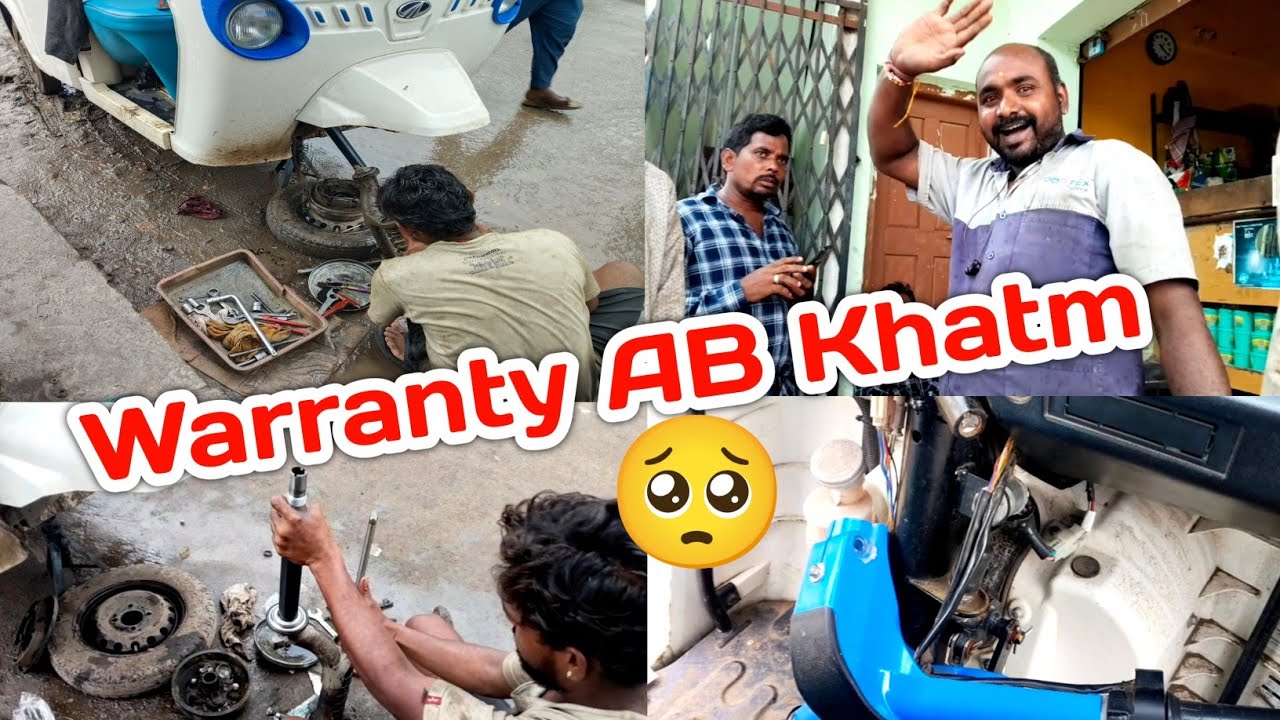 🛺Treo Electric How To Change Front Wheel Bearing Pin🤔Treo Ka Aage Wala Barring Aur Pin Kaise Badle