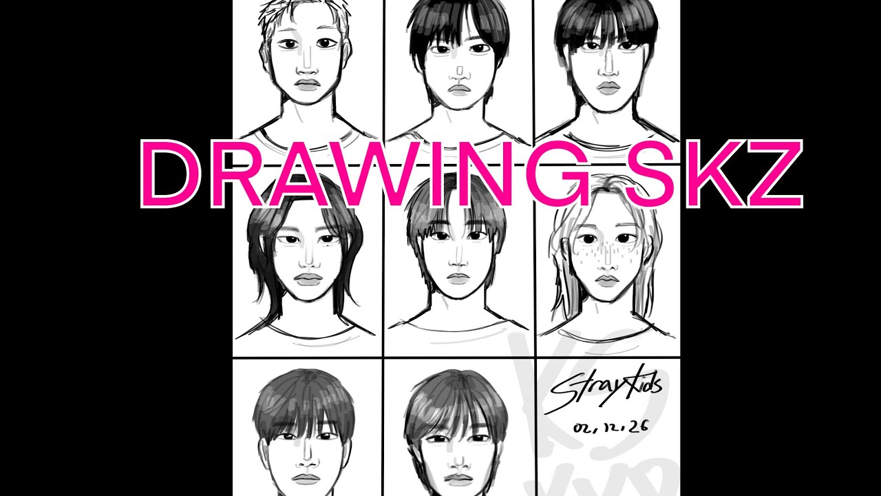 Drawing Stray Kids (speed paint)