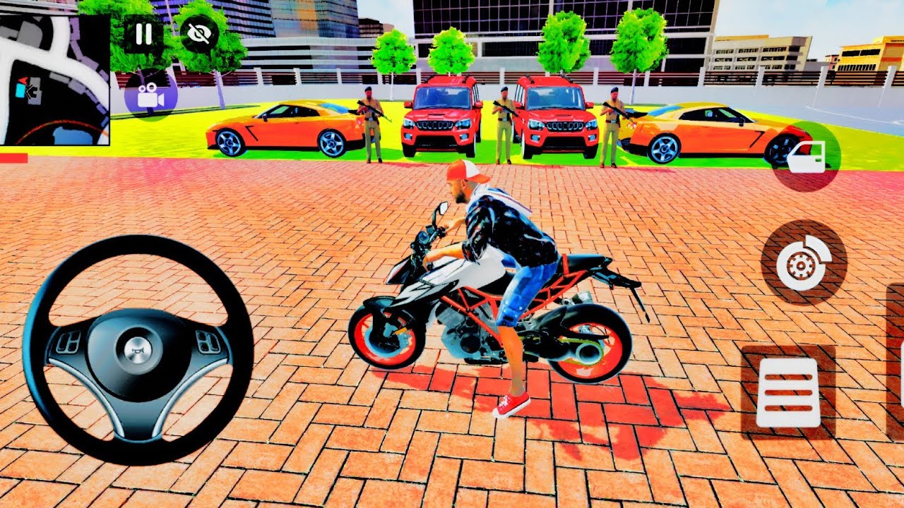 🎮 Franklin Order by 2️⃣ Red Scorpio and 2️⃣ Lamborghini Urus 💥 in Indian 🇮🇳 Bike Theft Simulator 🎮💥