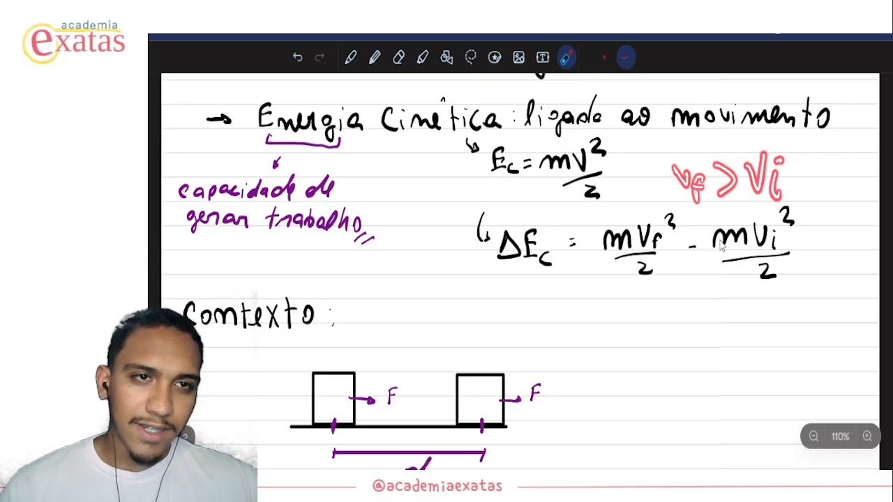 ICF2 – Aula 5.2: Teorema do trabalho x energia cinética
