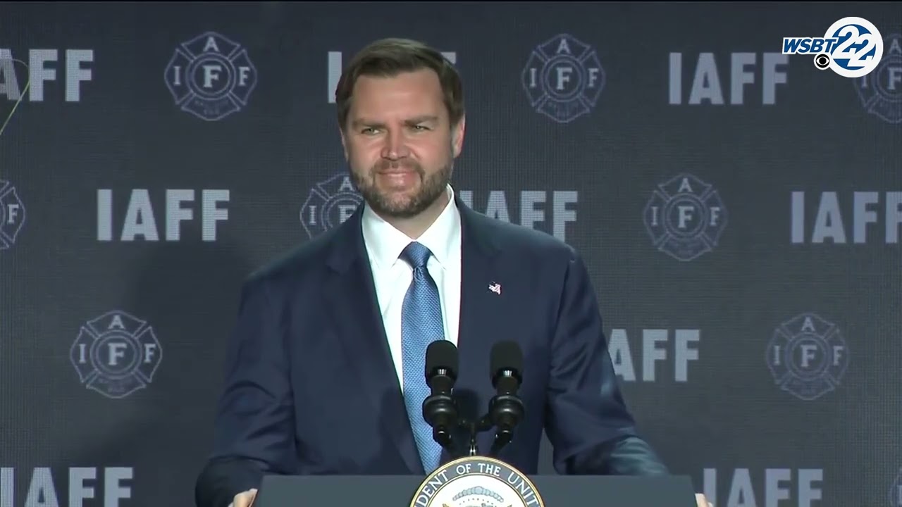 JD Vance's remarks to the International Association of Firefighters
