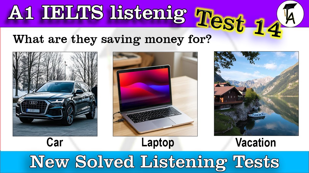 A1 Life Skills Listening Test with Answers | A1 IELTS Listening |Listening Test 14 I New 2025