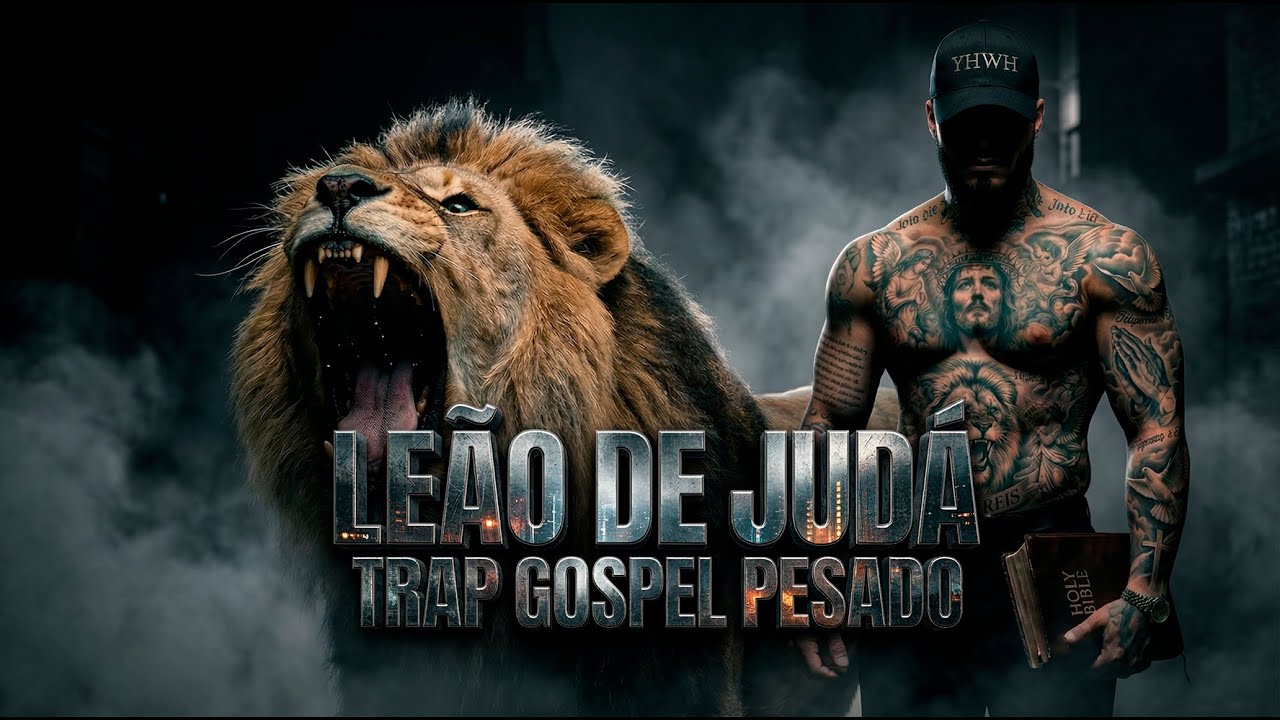 TRAP GOSPEL PESADO (1 Hora) 🦁 Le&atilde;o de Jud&aacute; | Rap Cru & Moderno (Hard Trap)