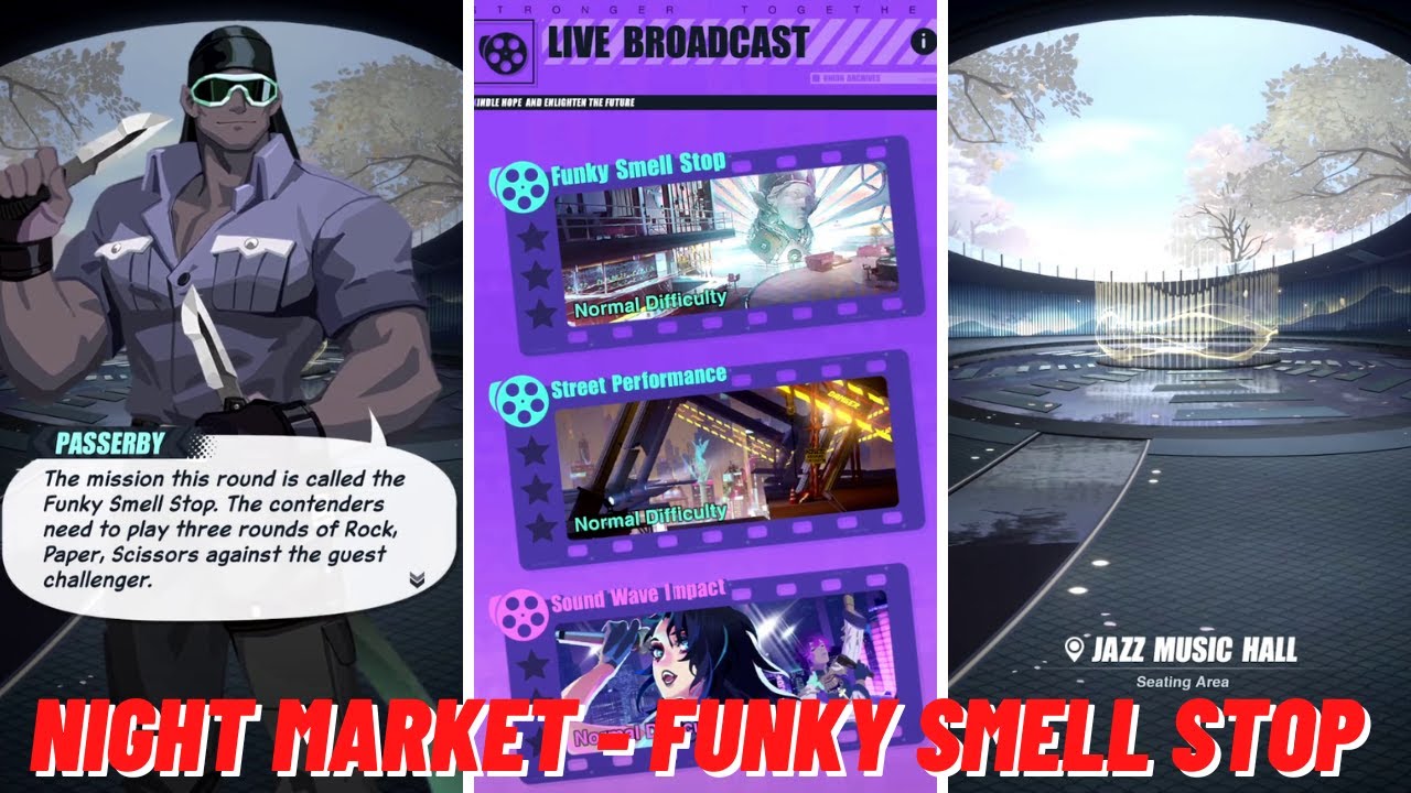 Dislyte | Esper Feud | Live Broadcast | Night Market | Funky Smell Stop | Normal Difficulty