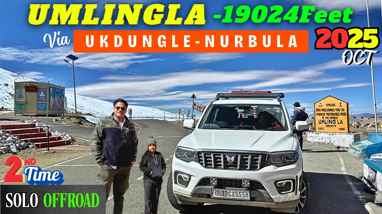 Umlingla- World's Highest Motorable Road in Scorpio-N | EP5: Hanle-Ukdungle-Umlingla New Route