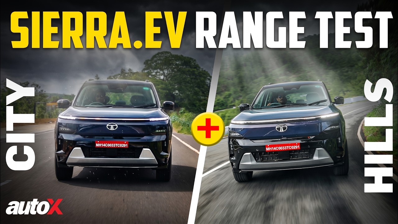 Tata Sierra EV REAL Range Test: City vs Hills Efficiency Exposed! (75kWh QWD) | autoX