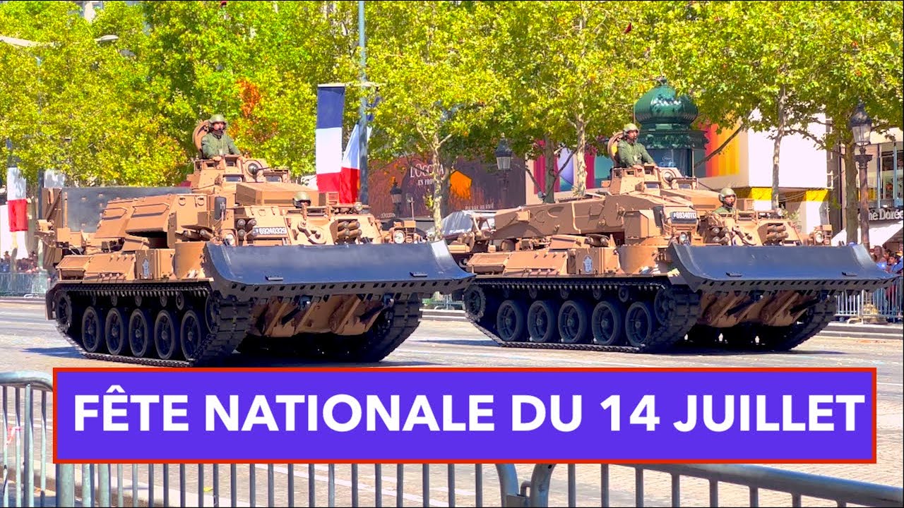 Paris France - Fête Nationale du 14 Juillet / Bastille Day Défilé  - 4K HDR 60 fps