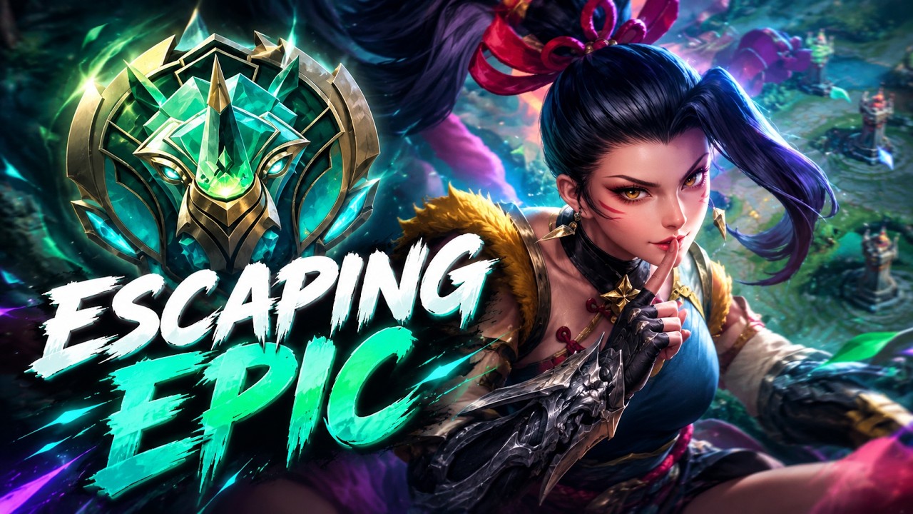 ESCAPING EPIC RANK. WARRIOR TO MYTHIC PT9.