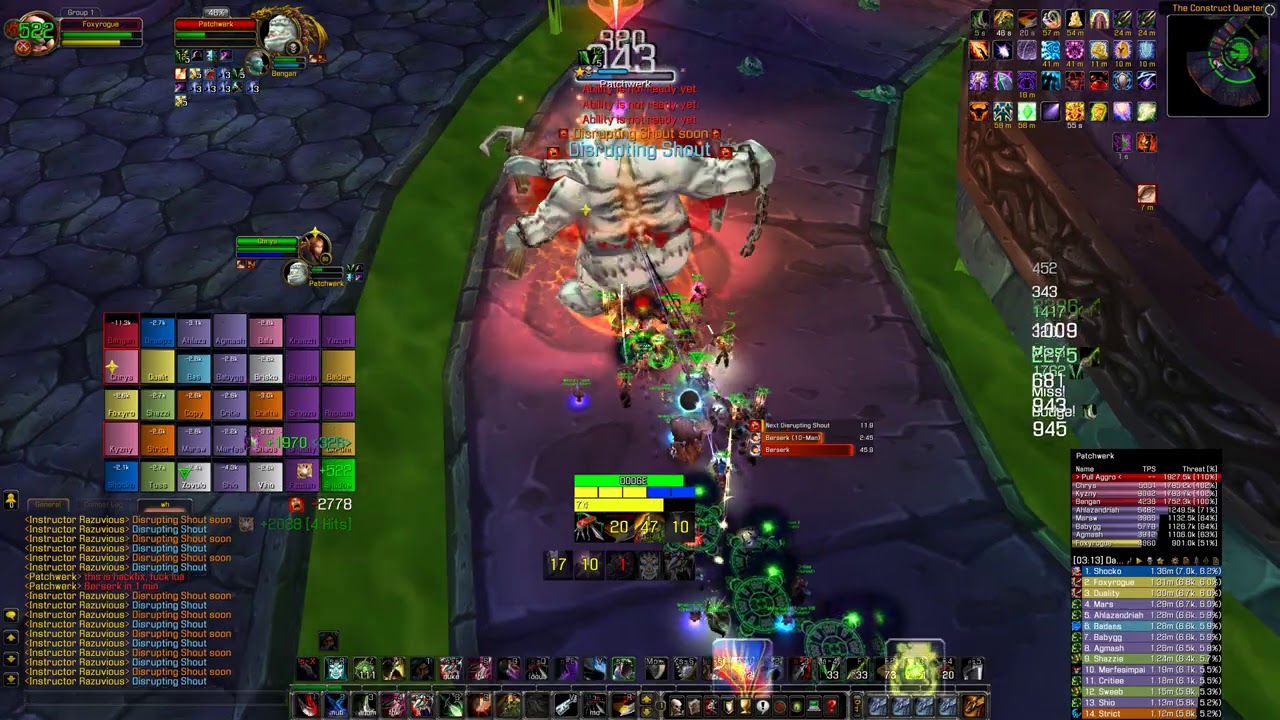 Saunset vs Patchwerk heroic first kill