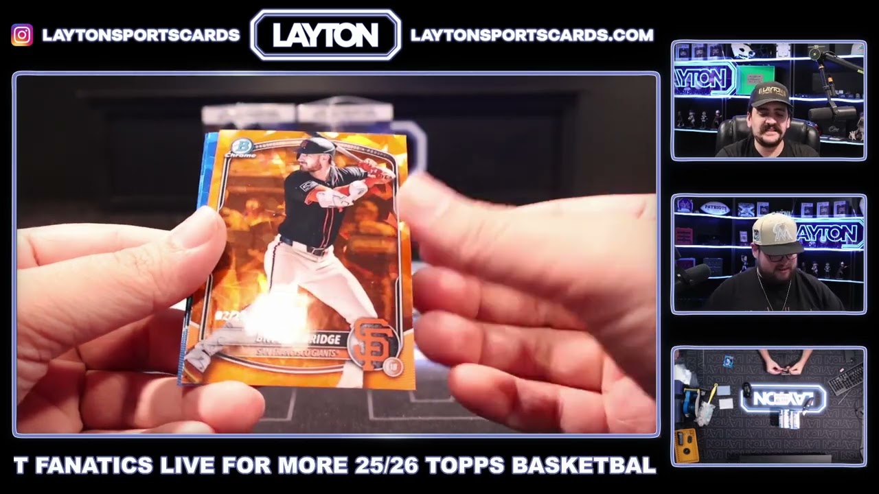2025 Bowman Chrome Sapphire Baseball 5 Box Break #24