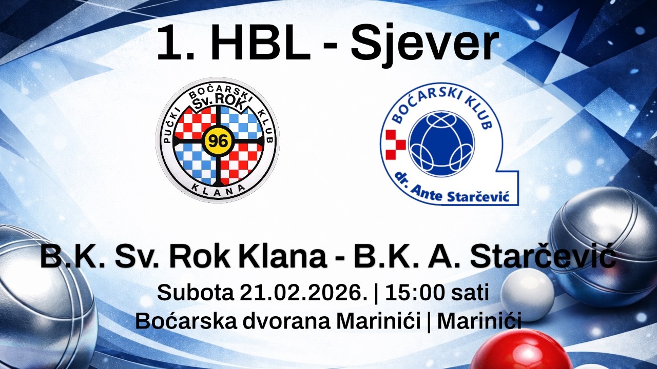 BK Sveti Rok Klana - BK Ante Starčević / 1. HBL Sjever / 10. kolo